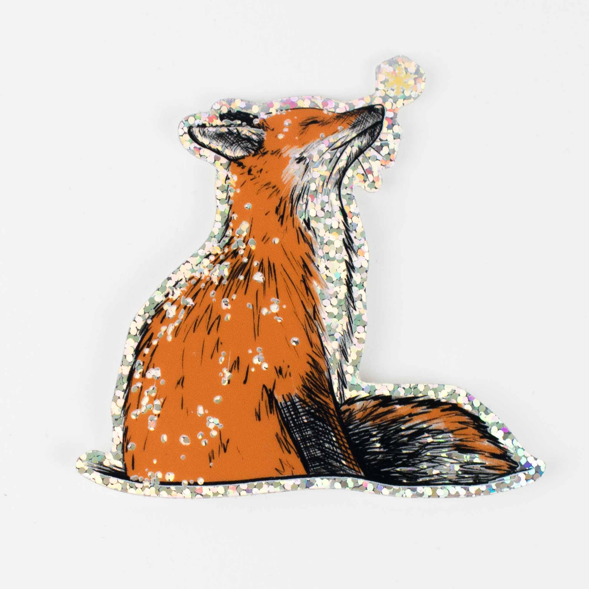 Magical Fox Holographic Sticker