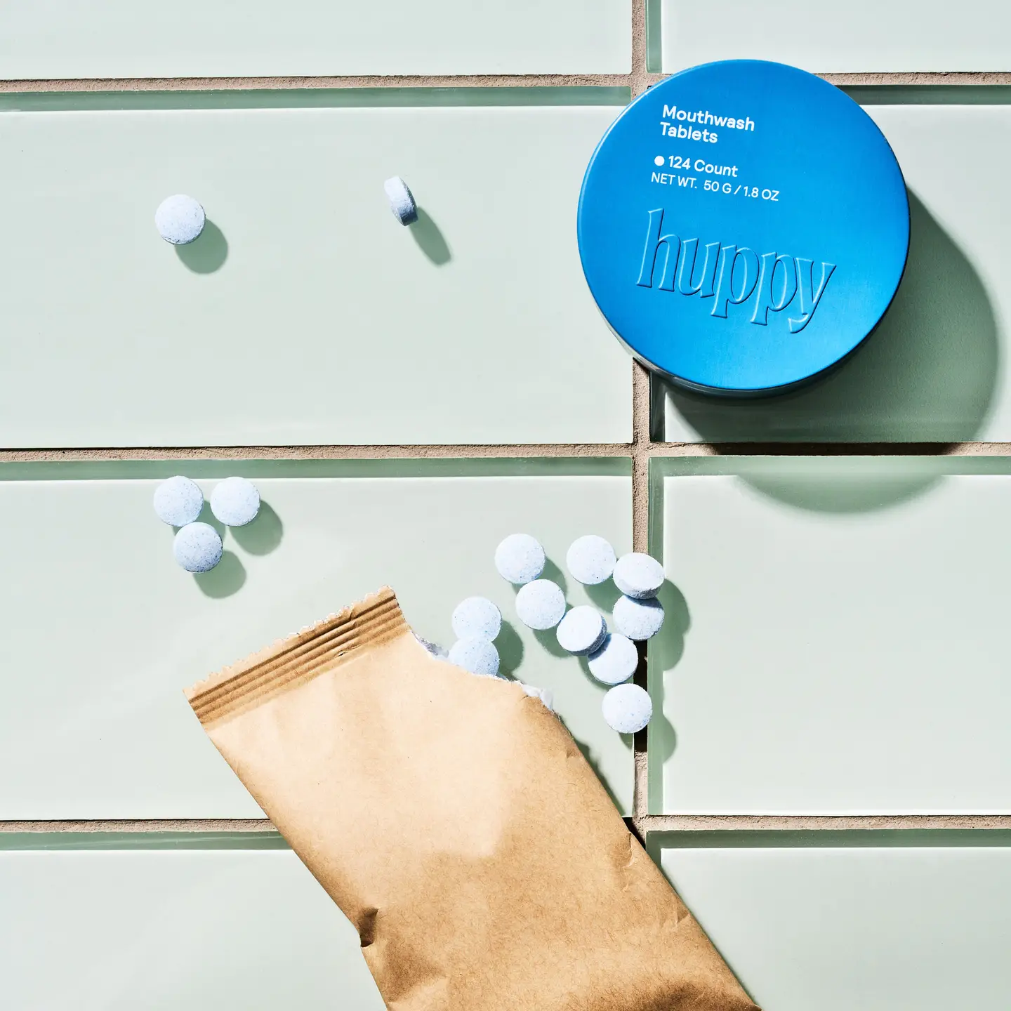 HUPPY Mouthwash Cool Mint Tin