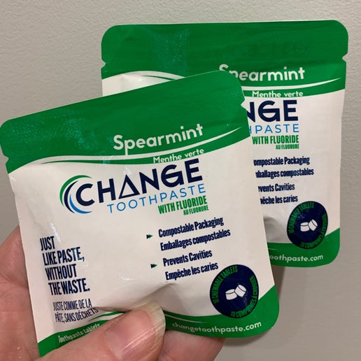 CHANGE FLUORIDE Toothpaste Tabs SAMPLE
