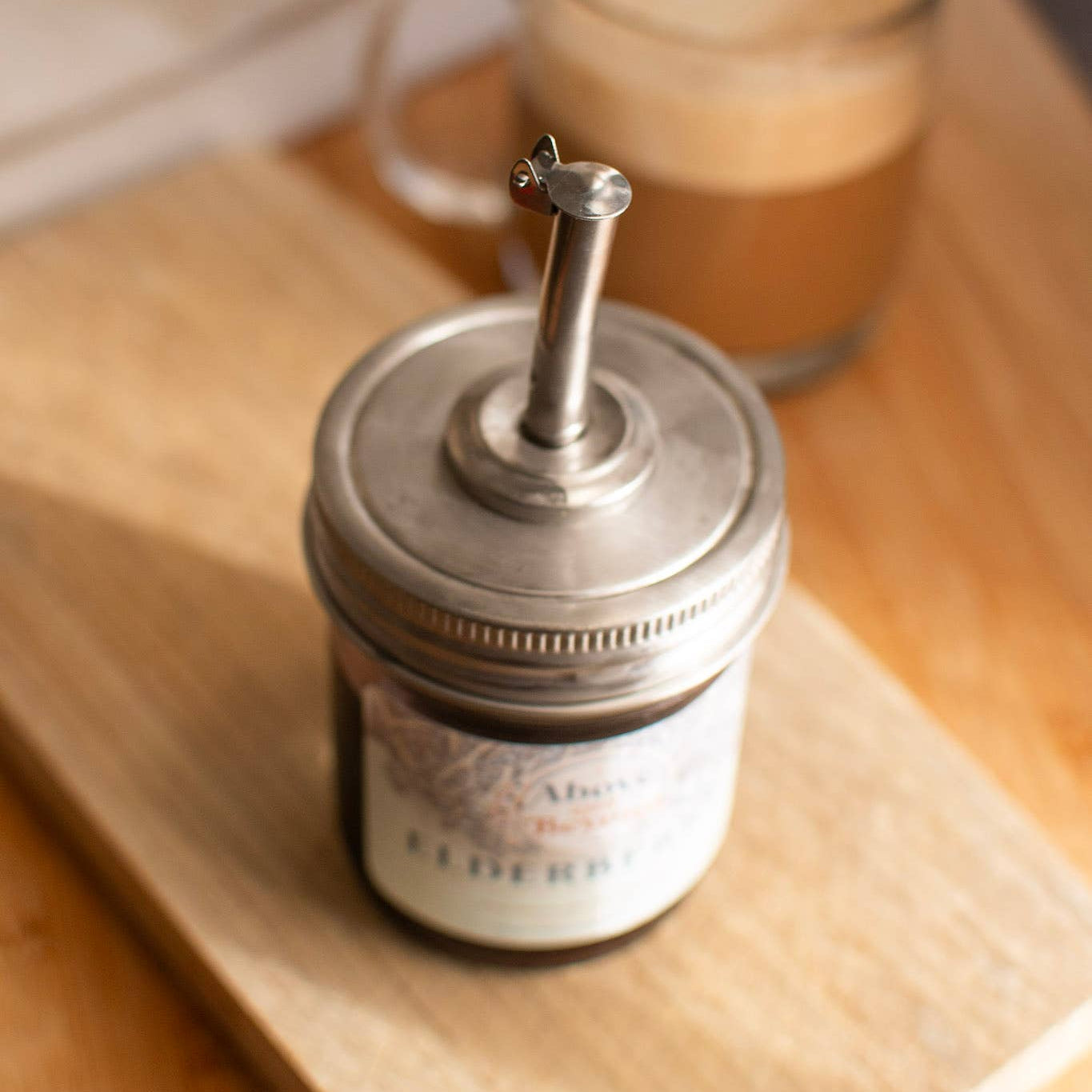 Stainless Steel Mason Jar Pour Spout REG