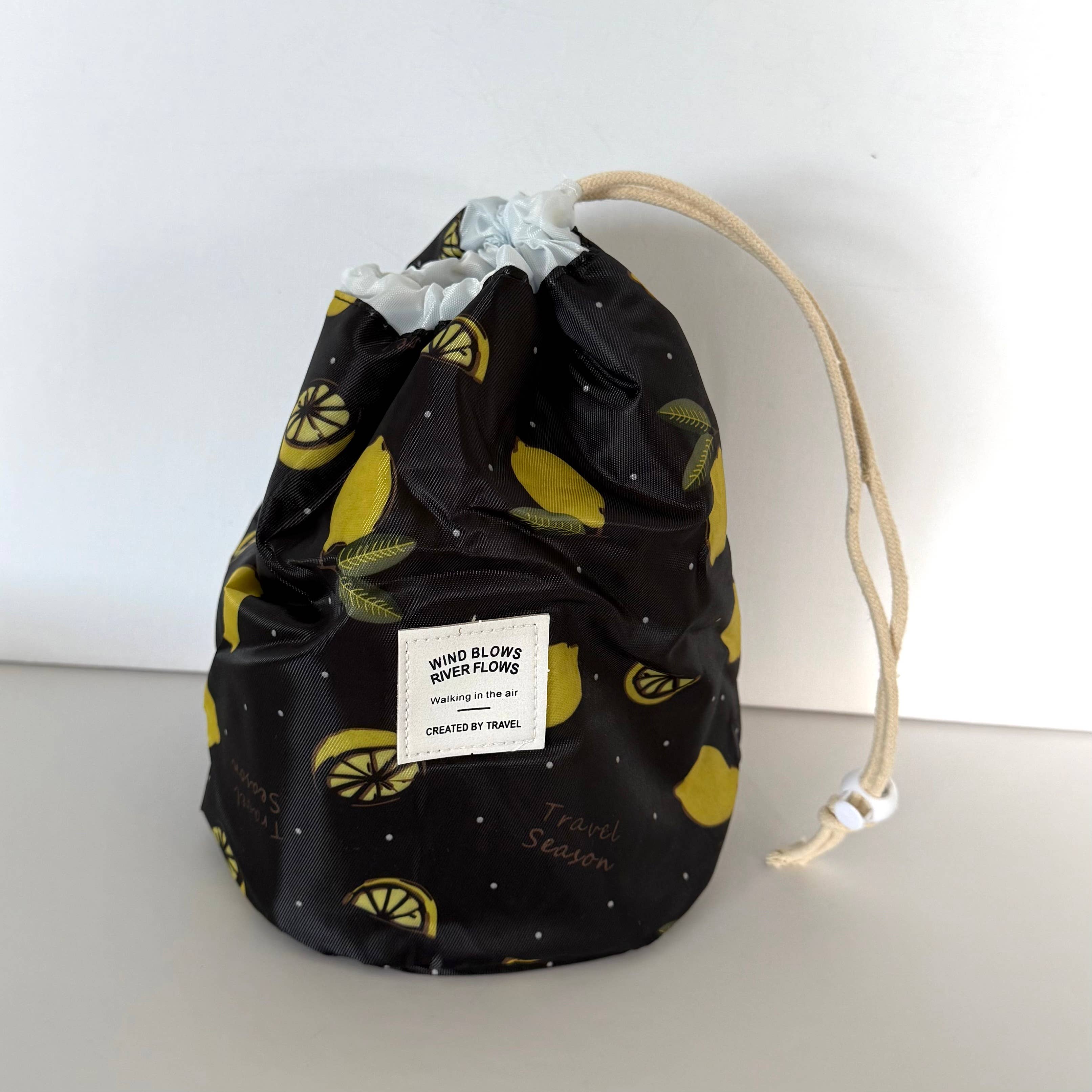 Cosmetics Travel Bag Lemons