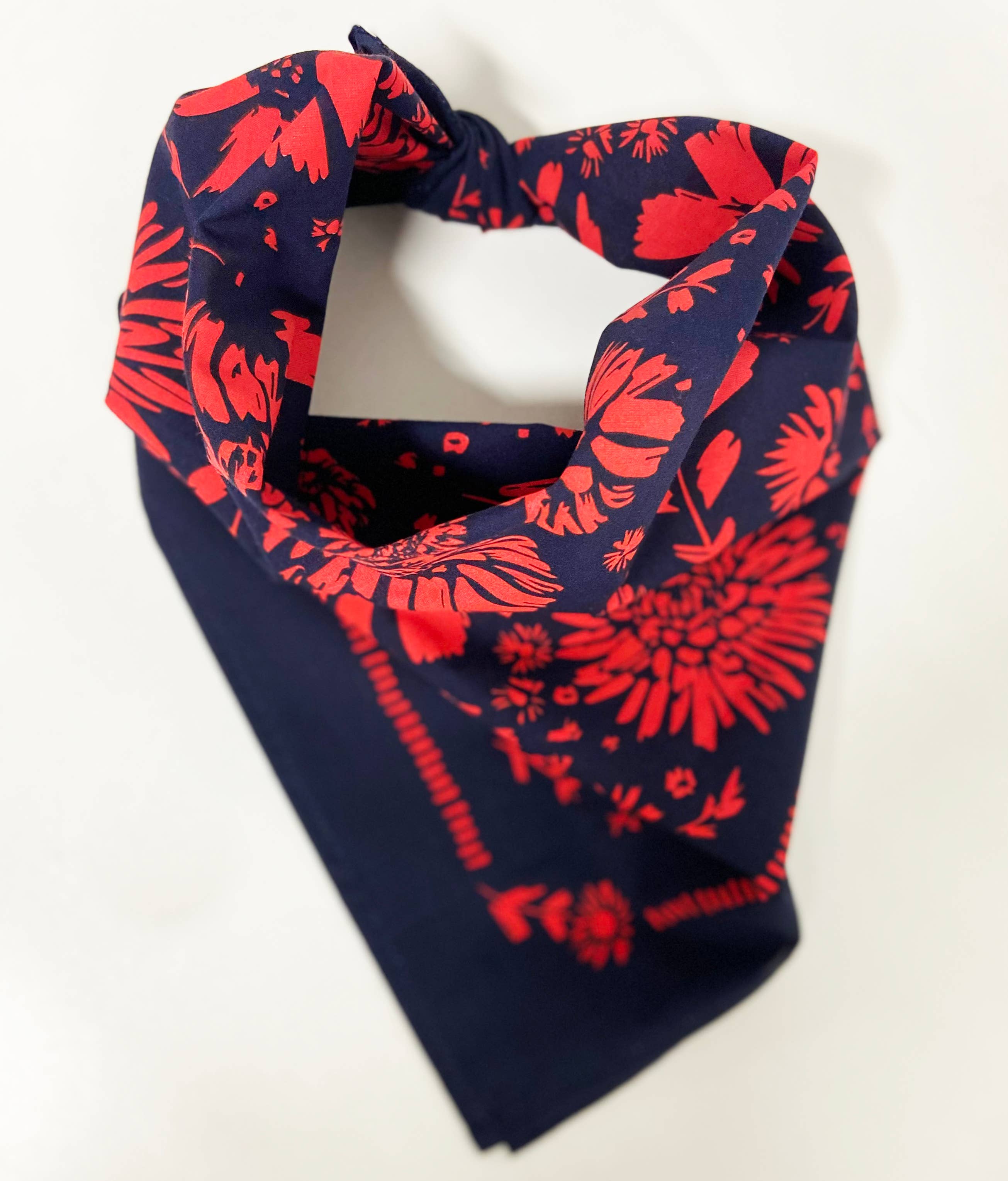 HAVYN Bandana Flower Red + Navy