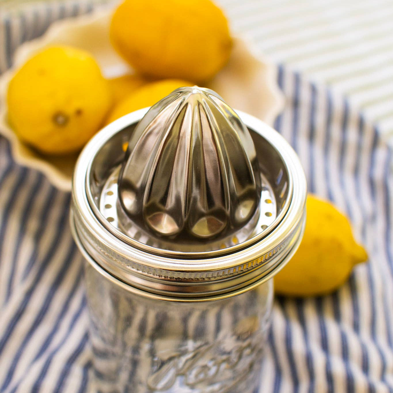 Stainless Steel Mason Jar Juicer WIDE