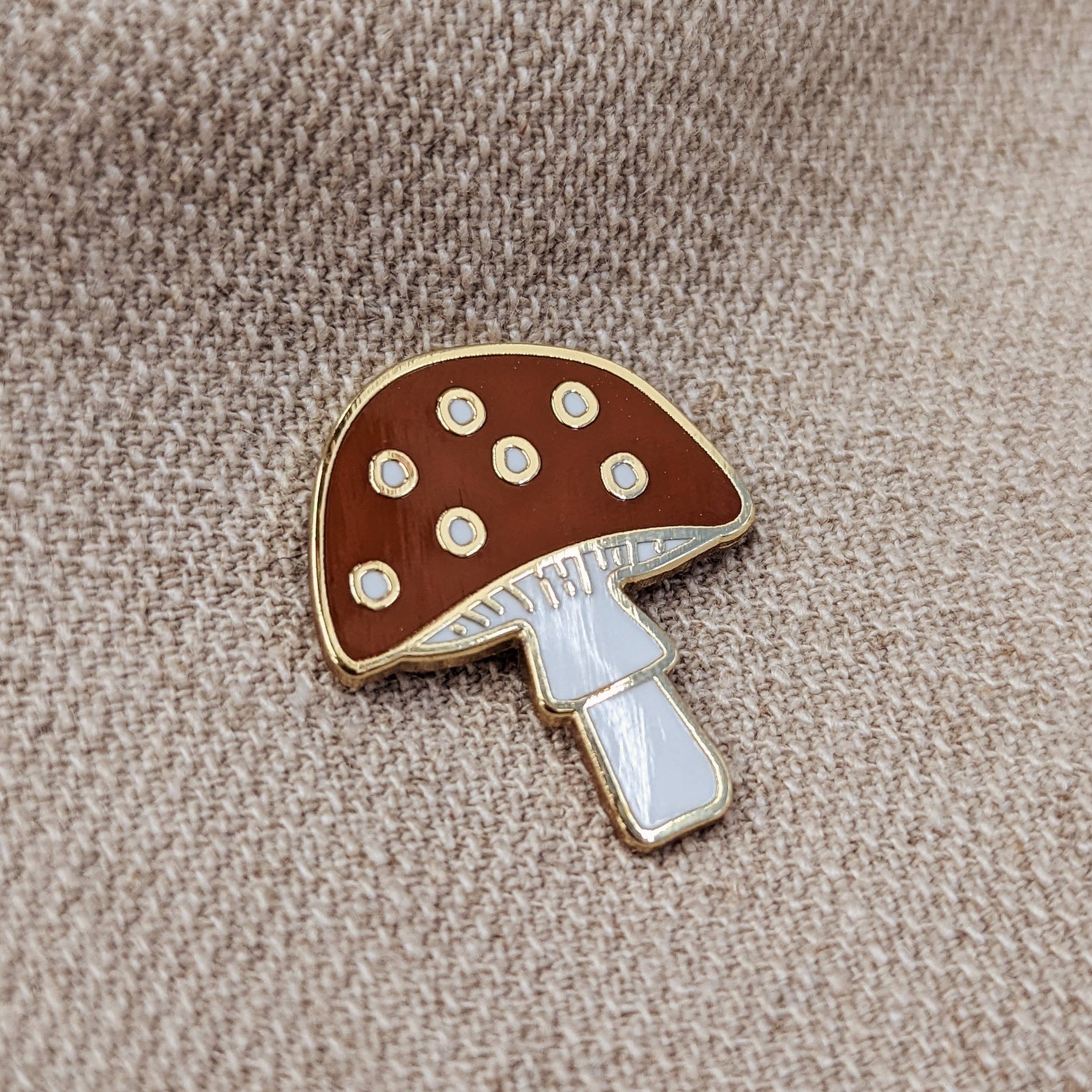 Mushroom Enamel Pin