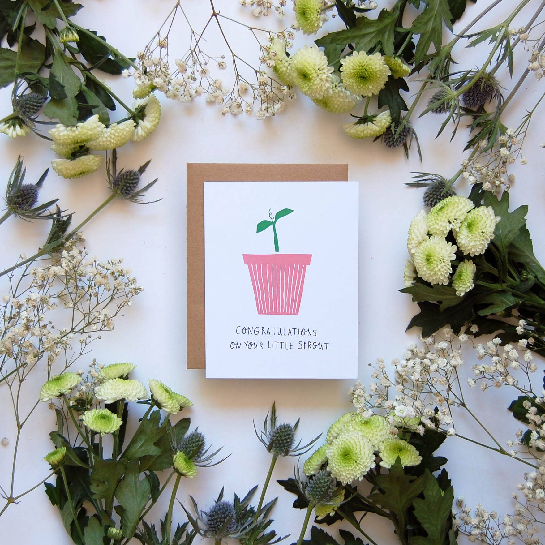 Little Sprout - New Baby Card