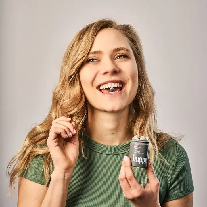 HUPPY Toothpaste Tablets Peppermint Tin