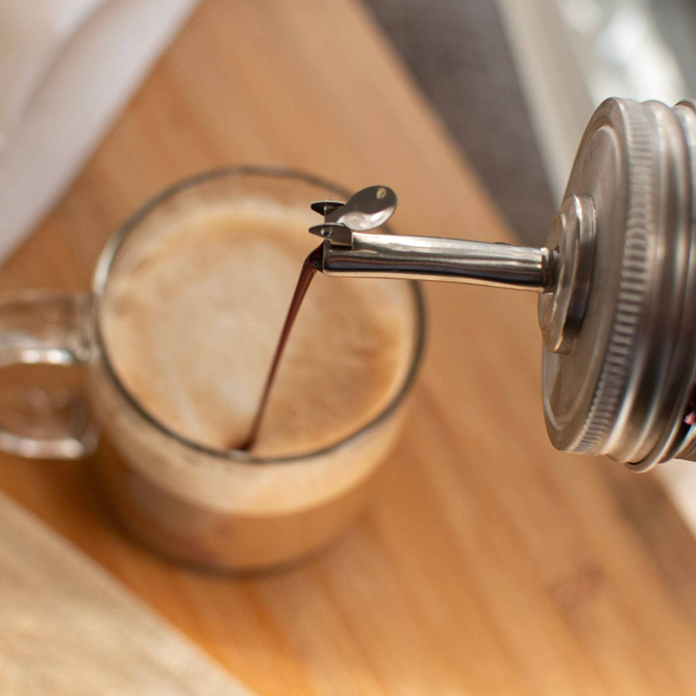 Stainless Steel Mason Jar Pour Spout REG
