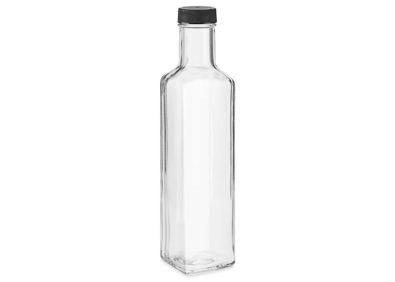 Bottle - Square Glass 236mL