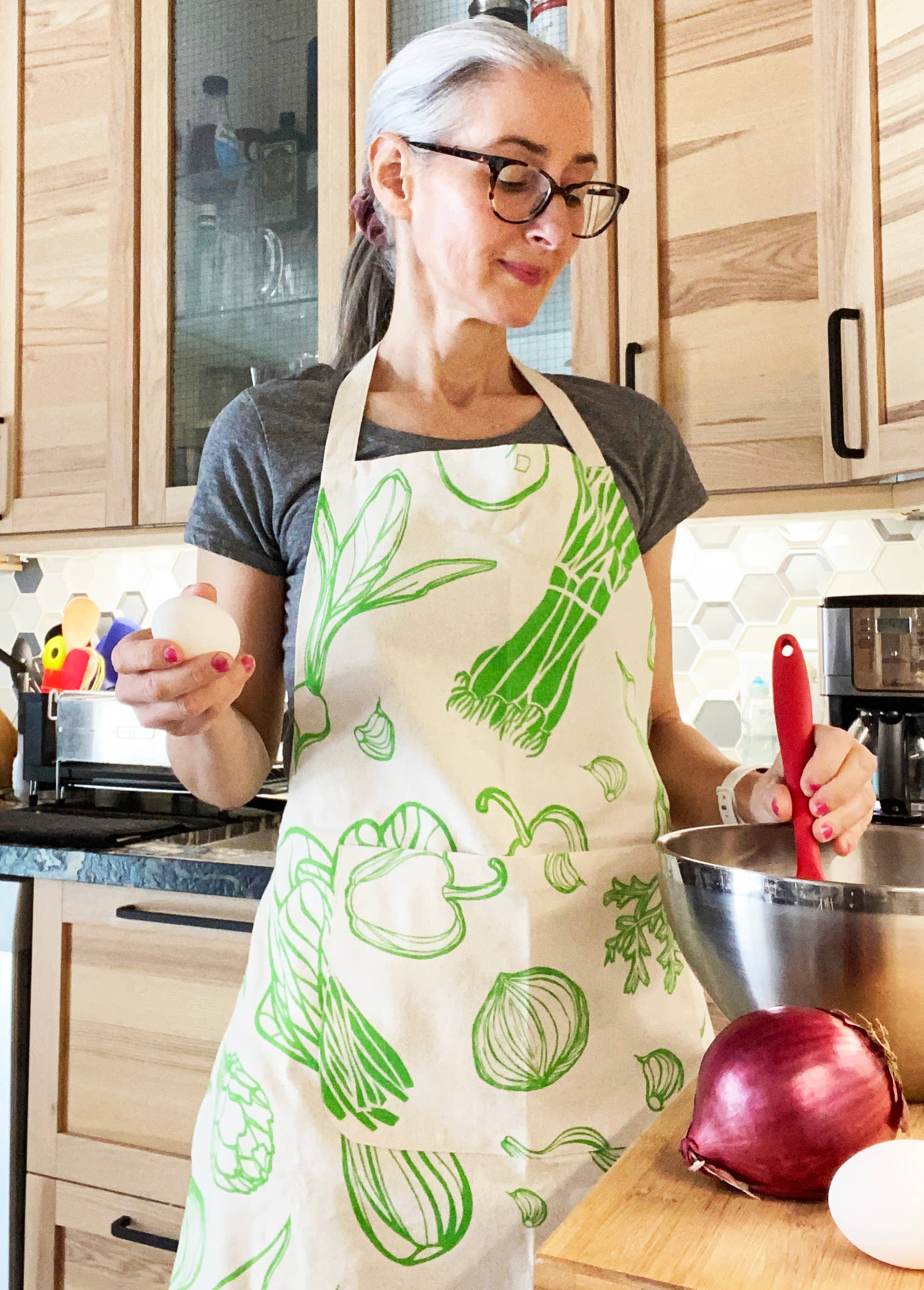 Cotton Apron - Vegetables