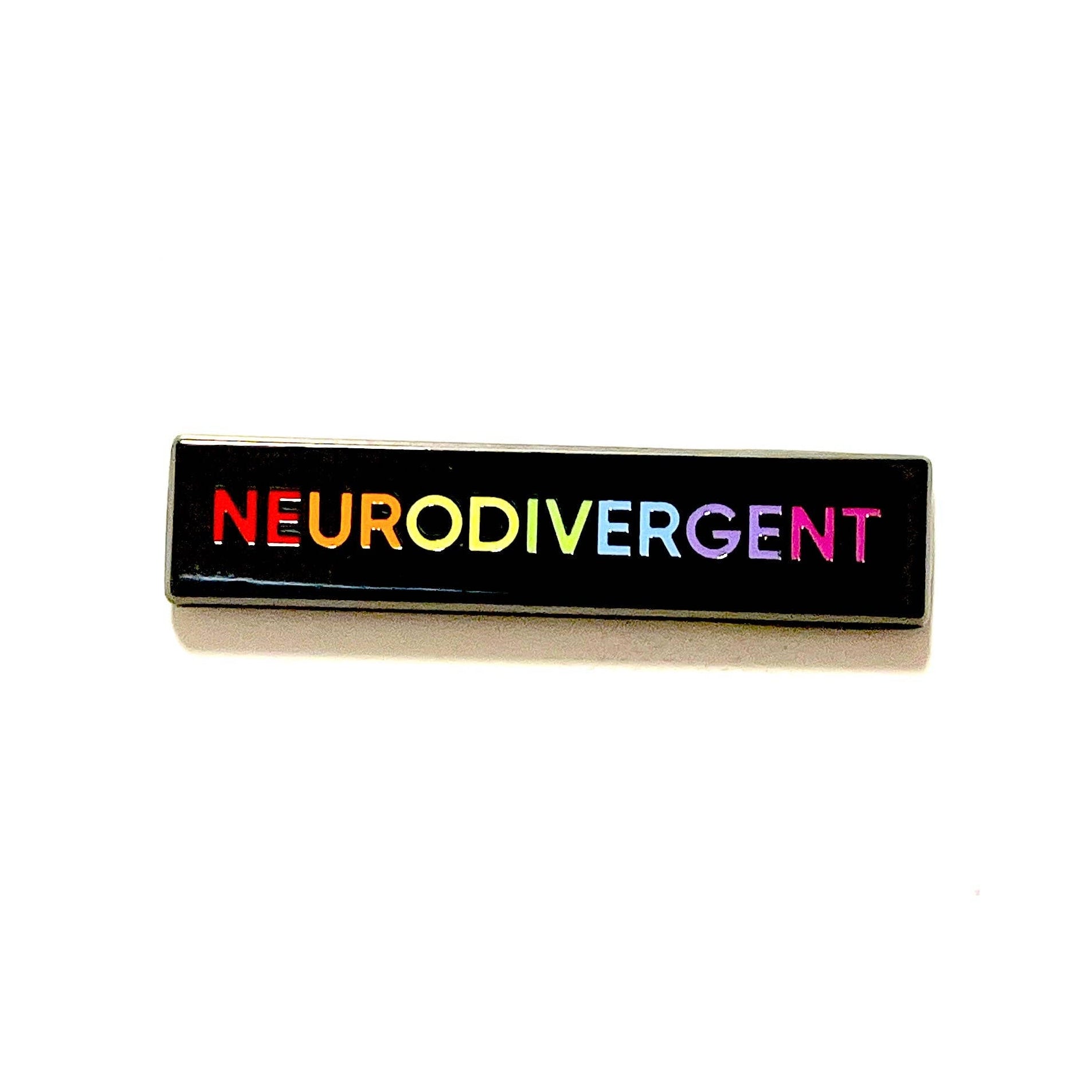 Neurodivergent Rainbow Enamel Pin
