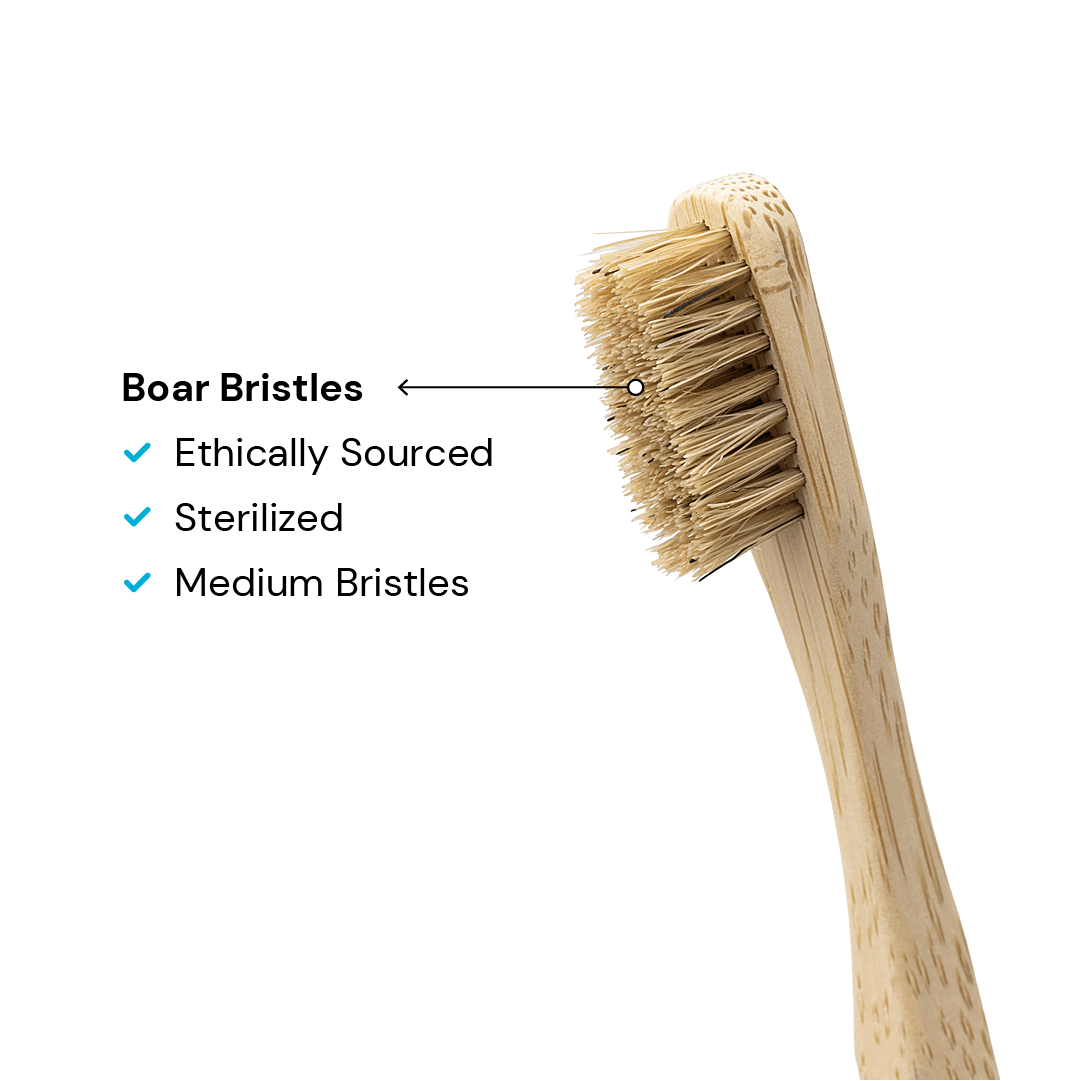 NADA Bamboo + Boar Bristle Toothbrush