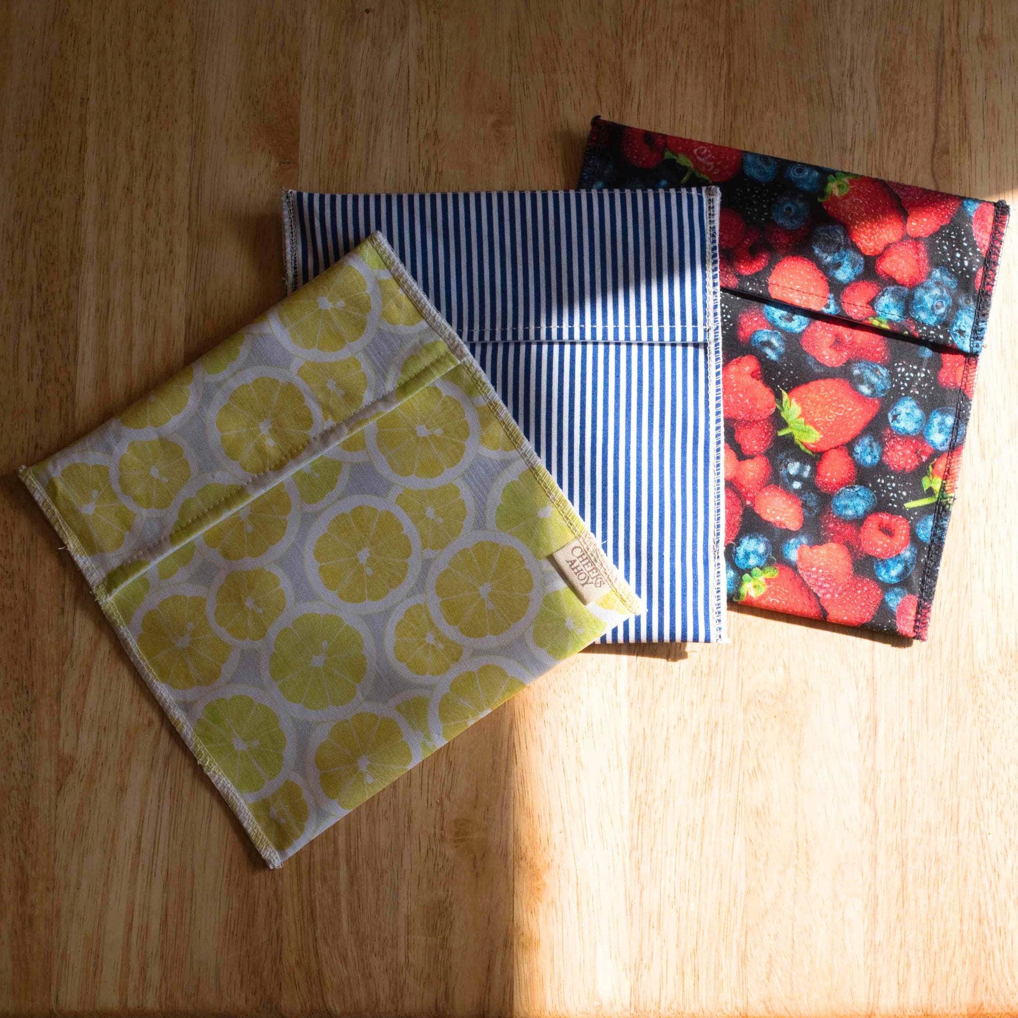 Snack/Sandwich Bag - Fold Over Lemon Slice