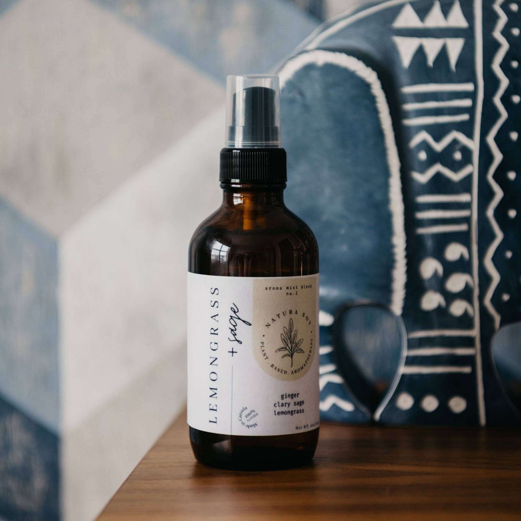 Aroma Mist Spray | Lemongrass + Sage