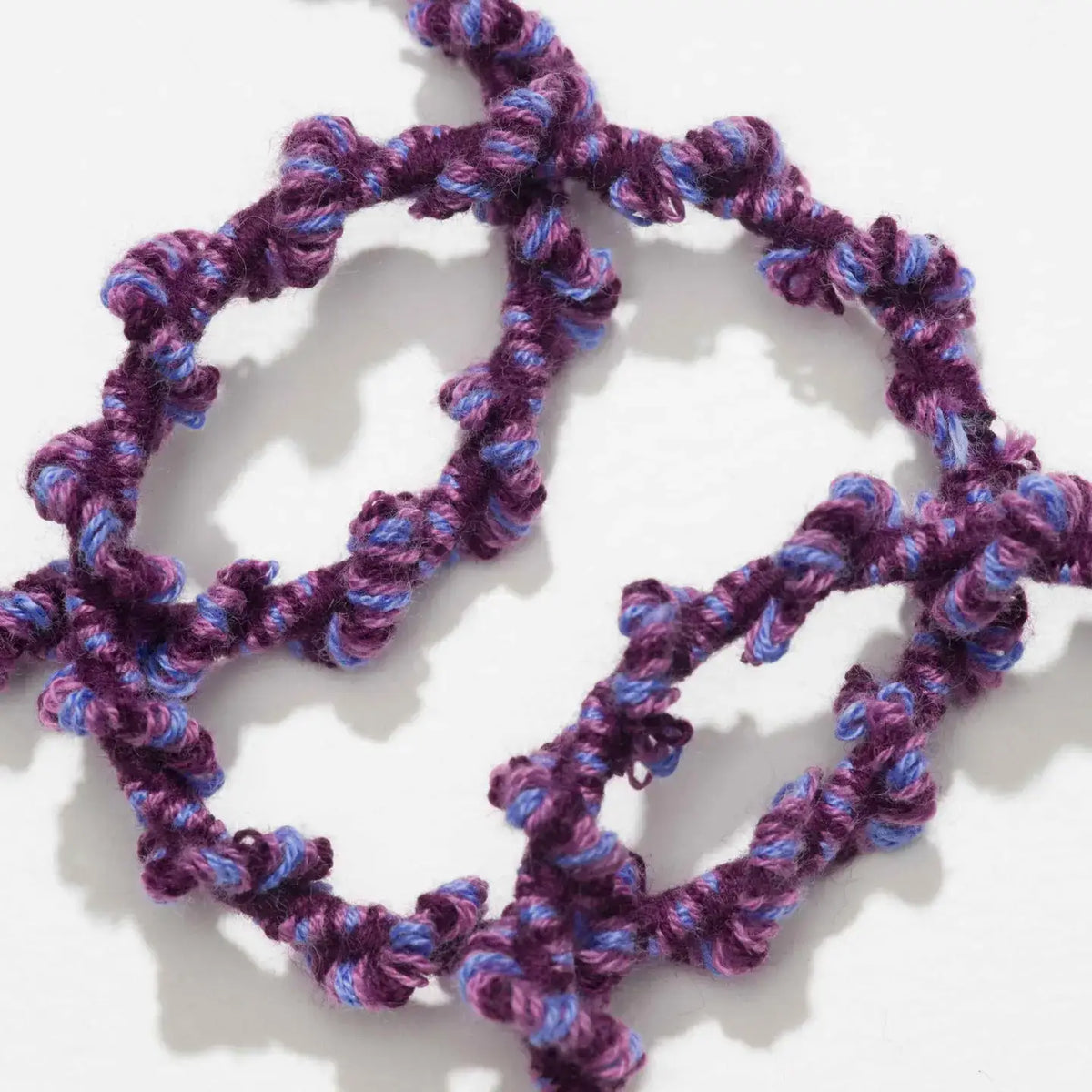Crochet Hair Ties | Purple Frost