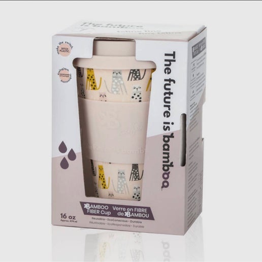 Bamboo Fibre Cup - Feline Fine