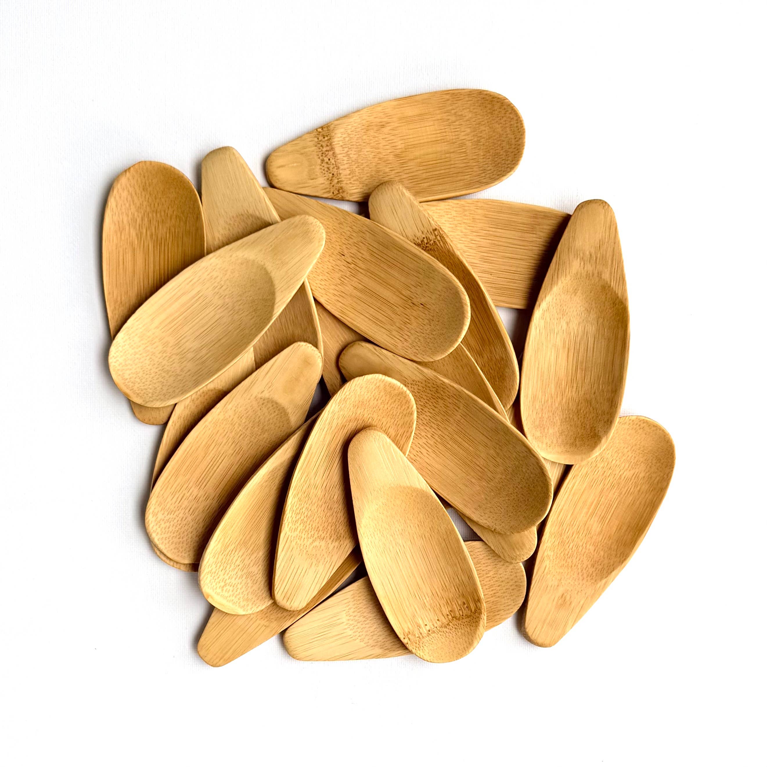Bamboo Applicator Scoop
