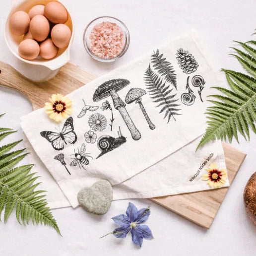 Organic Tea Towel Forage