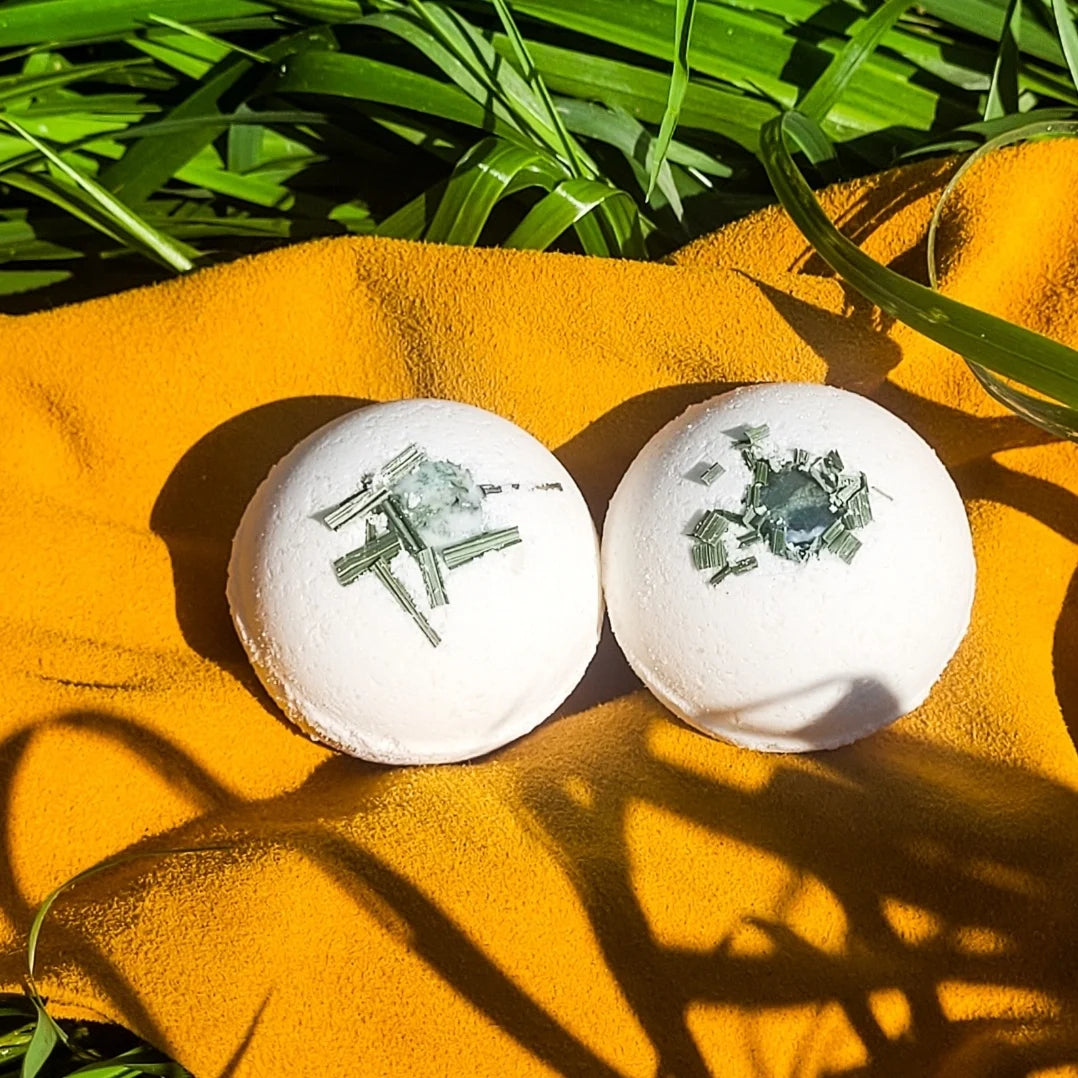 Crystal Bath Bombs - Grassland