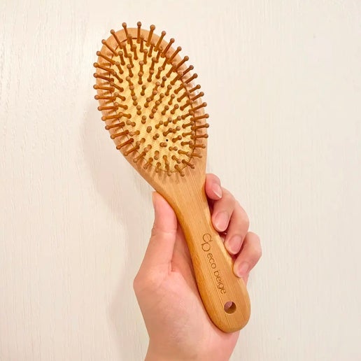 Bamboo Hair Brush - Oval Mini