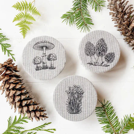 Cloth Bowl Cover Mini Sets Mushrooms