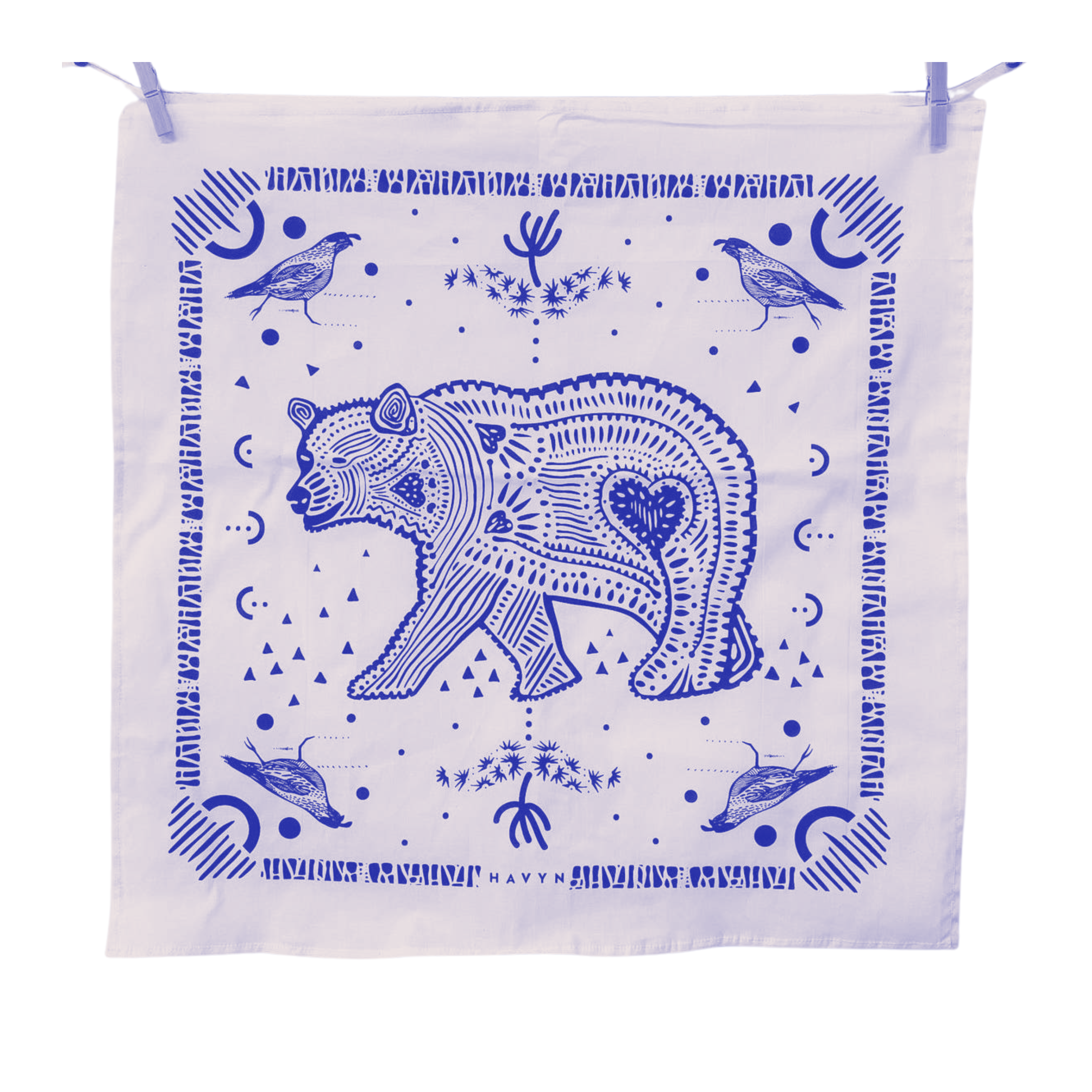 HAVYN Bandana Bear Blue