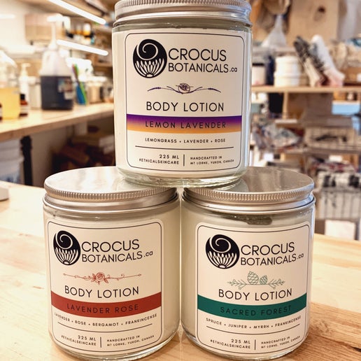 Crocus Botanicals Body Lotion Jar