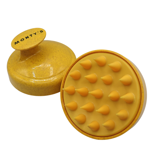 Monty's Wheat Straw + Silicone Pet Grooming Brush
