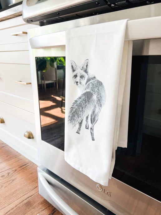Pen On Paper - Raven Tea Towel