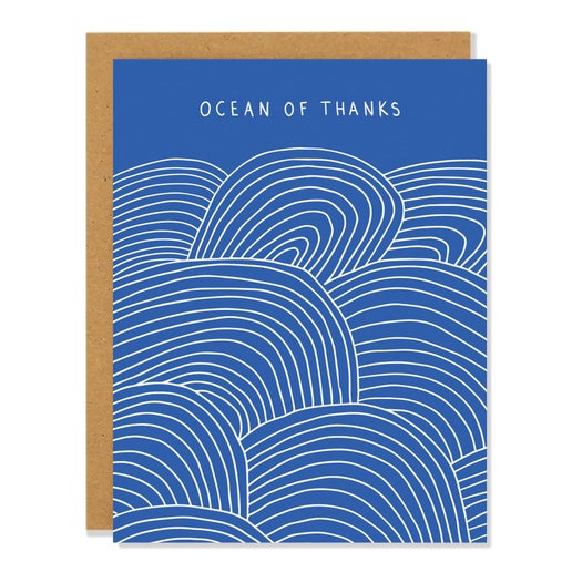 Ocean of Thanks Greeting Card