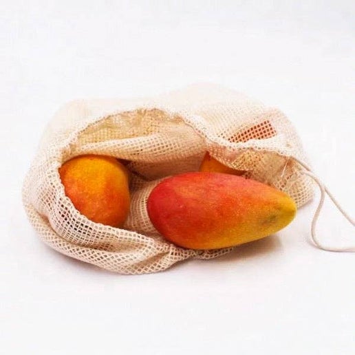 Produce Bags Set of 3 - Cream