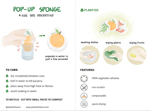 Pop Up Sponge - Whale
