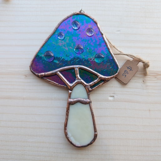EPS Glass - Mushroom Cosmic Blue