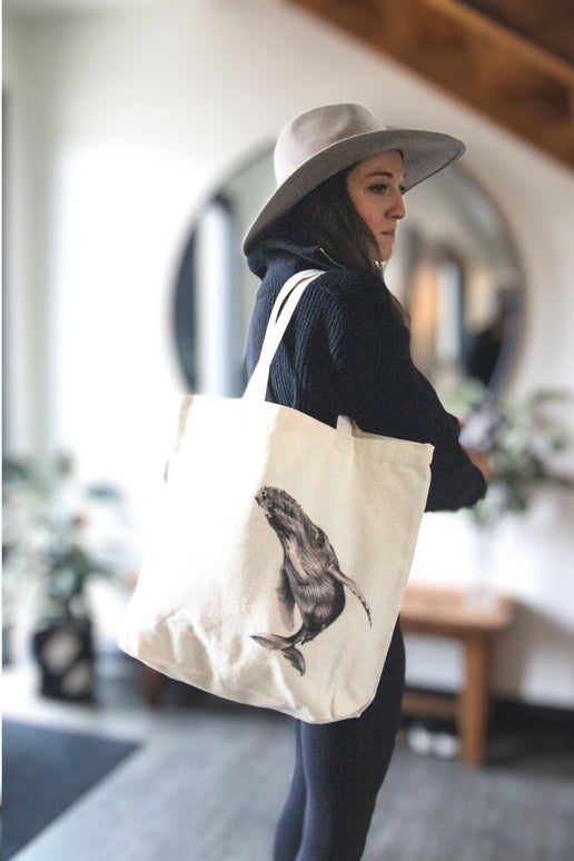 Pen On Paper - Fox Tote Bag