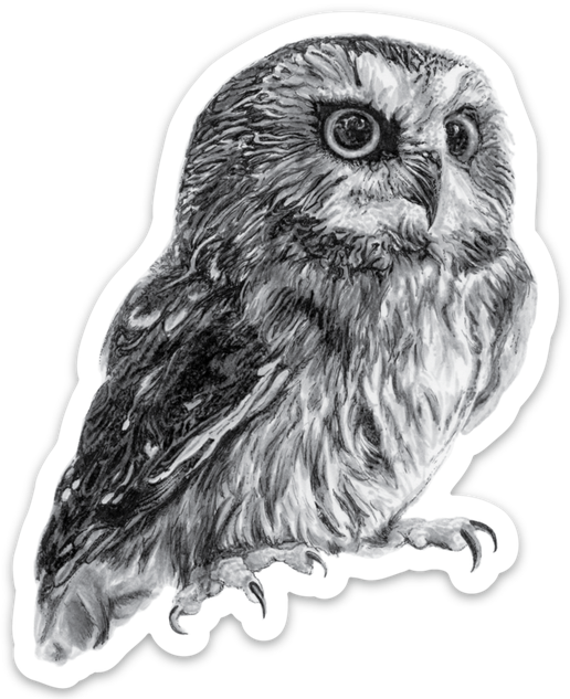 Pen On Paper - Owl Magnet