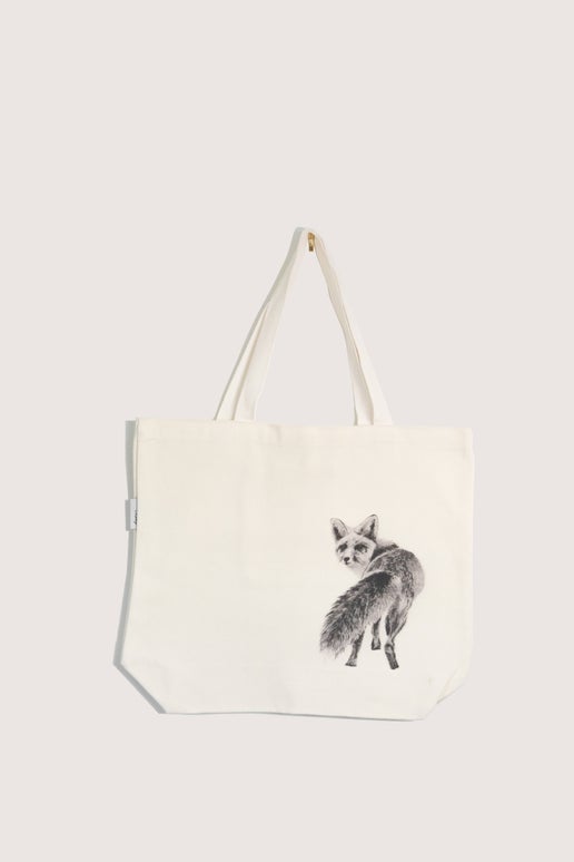 Pen On Paper - Fox Tote Bag