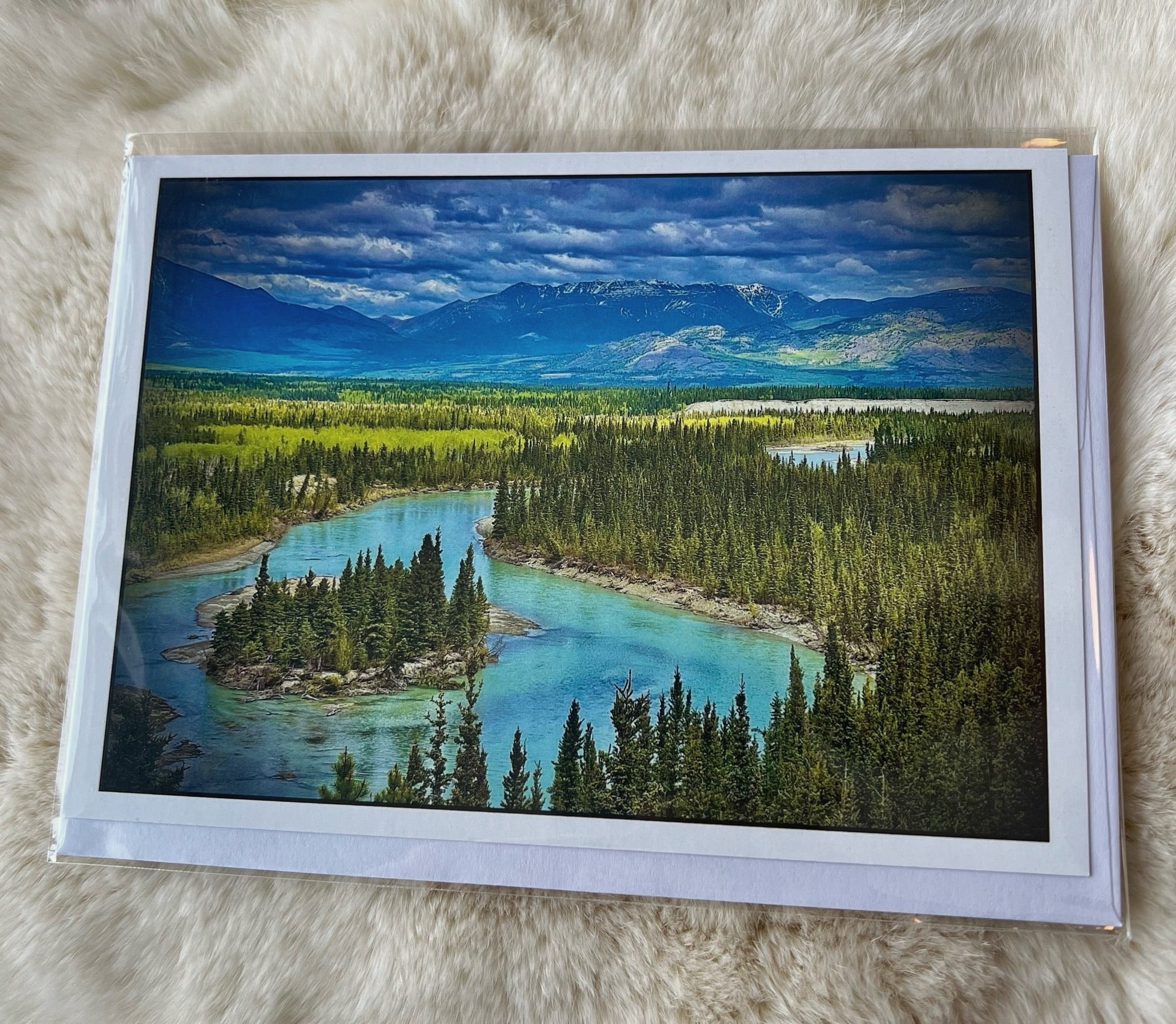 River Photo Greeting Card