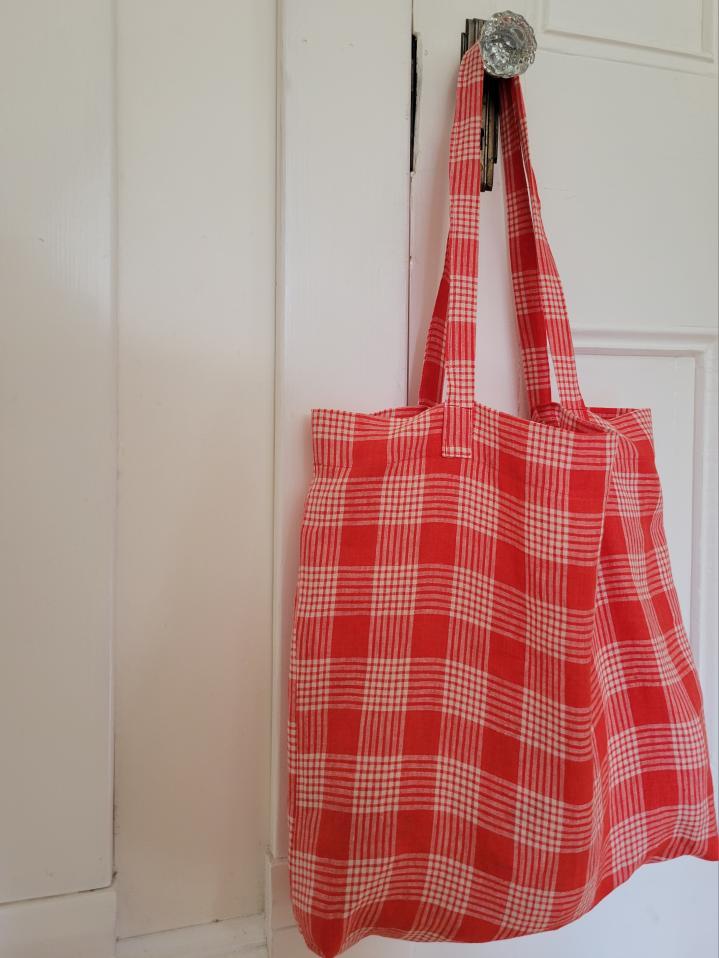 Georgianna Craft Tote Bag Red