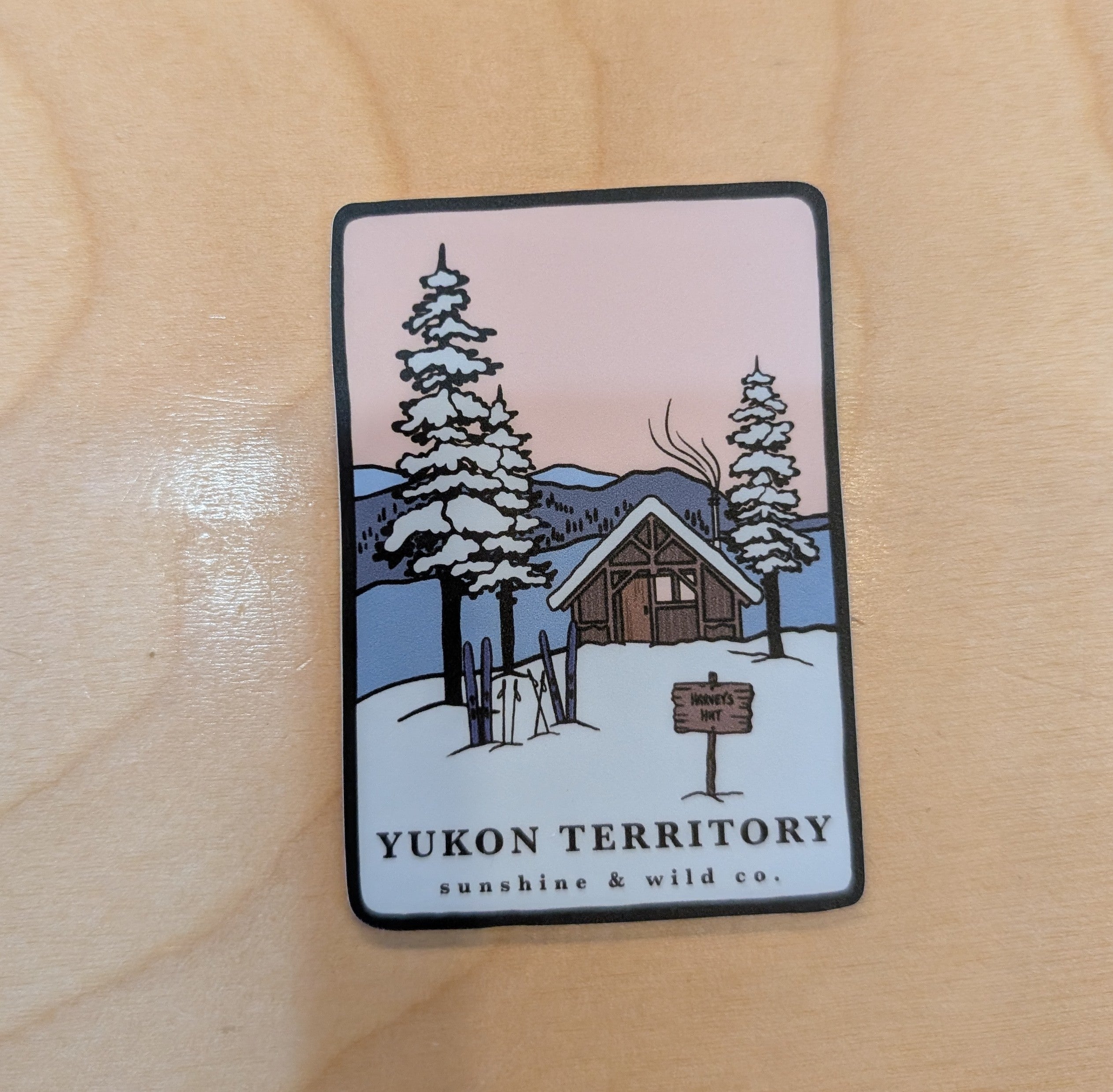 Sunshine & Wild Sticker - Harvey's Hut