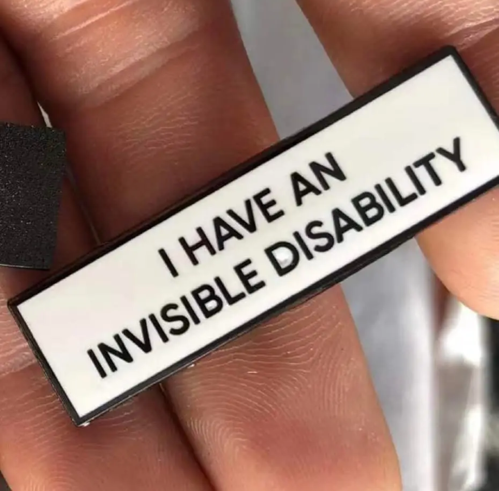 I Have A Disability Communication Pin