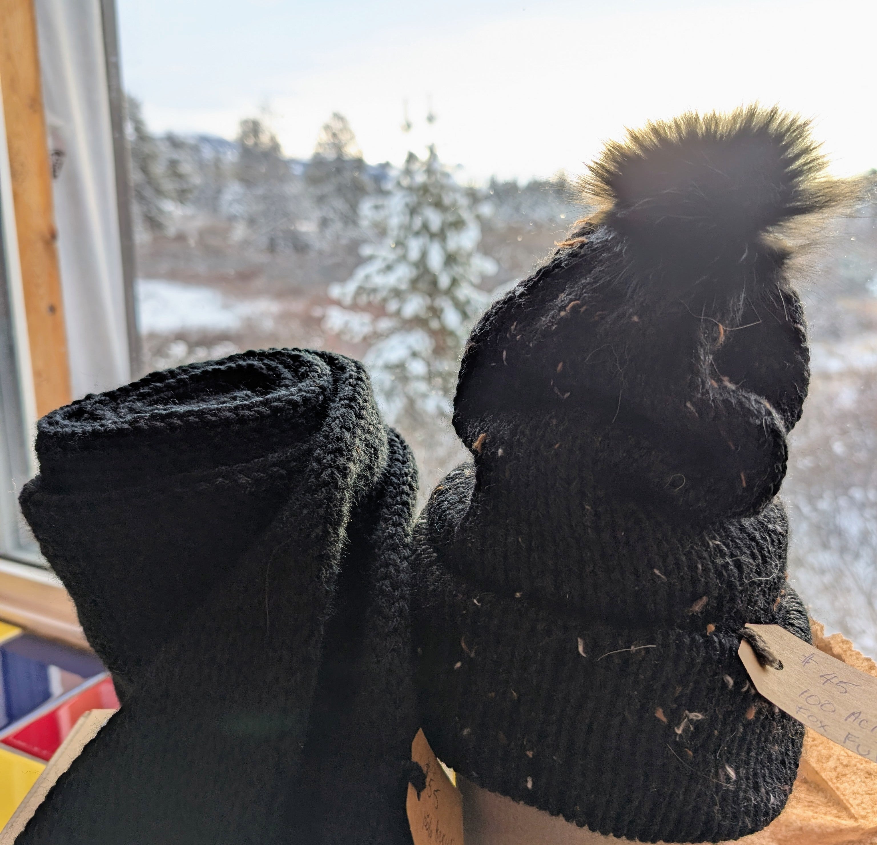 Morris Knits - Hand Knit Set with Fox