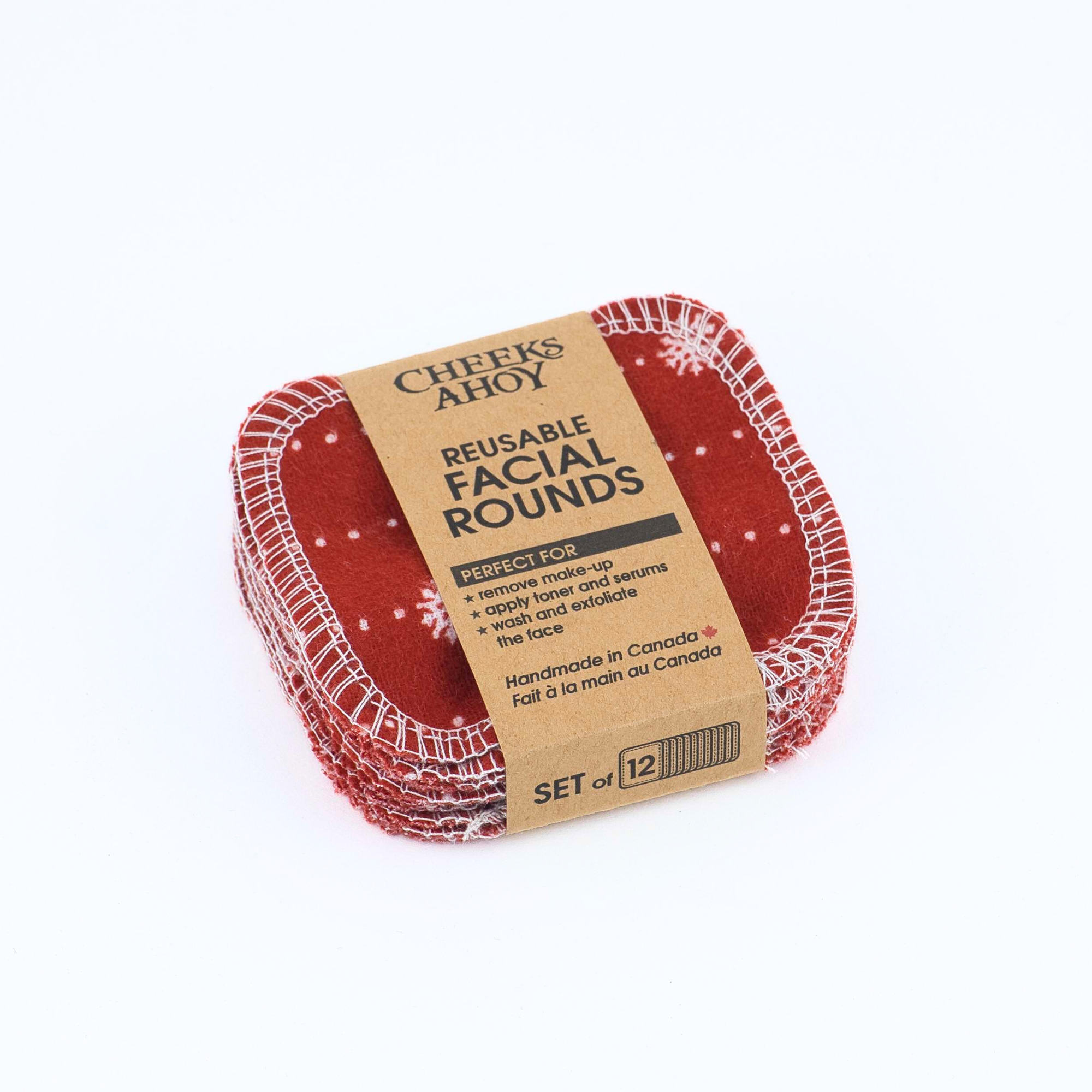 Cheeks Ahoy Facial Rounds Mixed Colors - Snowflake