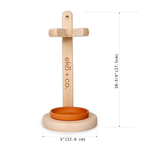 Wooden Toilet Brush & Stand