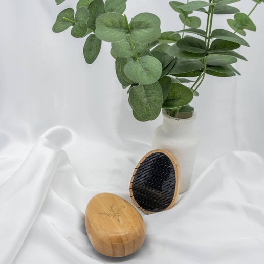 Bamboo Travel Wet Hair Detangling Brush