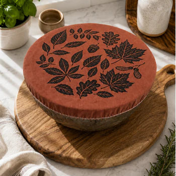 Cloth Bowl Cover XL Autumn Leaves