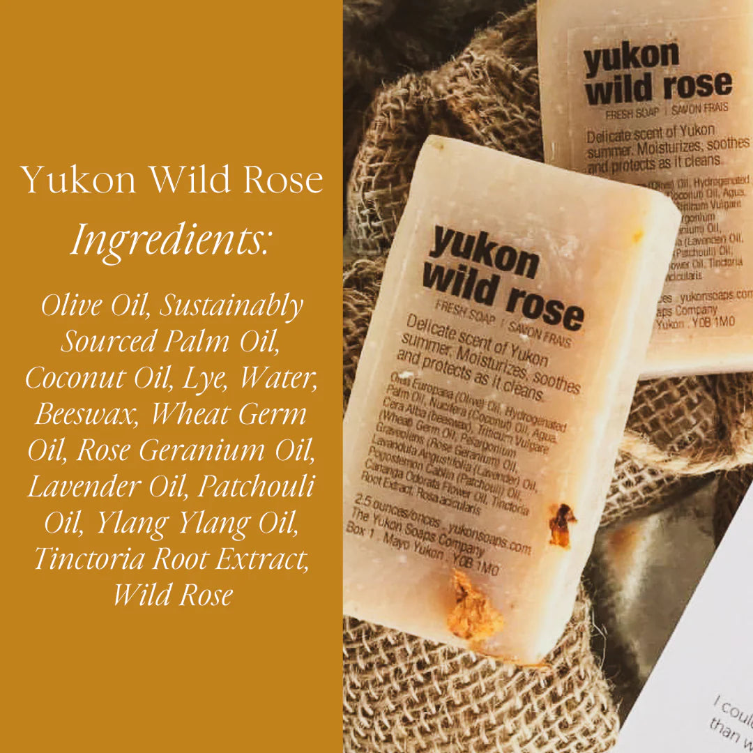 Yukon Soaps Co - Wild Rose Soap Bar