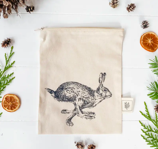 Bag Zipper Small - Hare